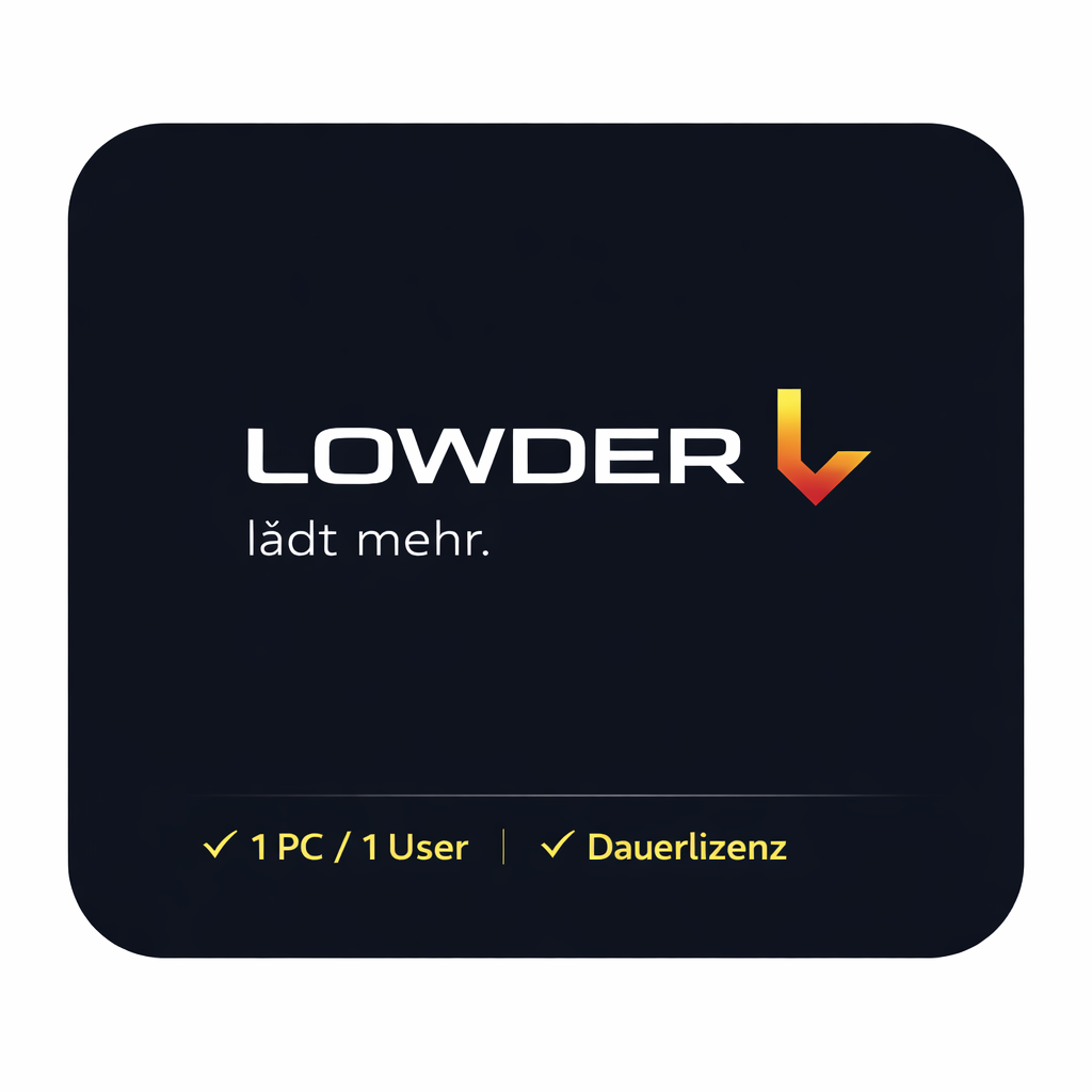LOWDER PRO - 1PC - Dauerlizenz